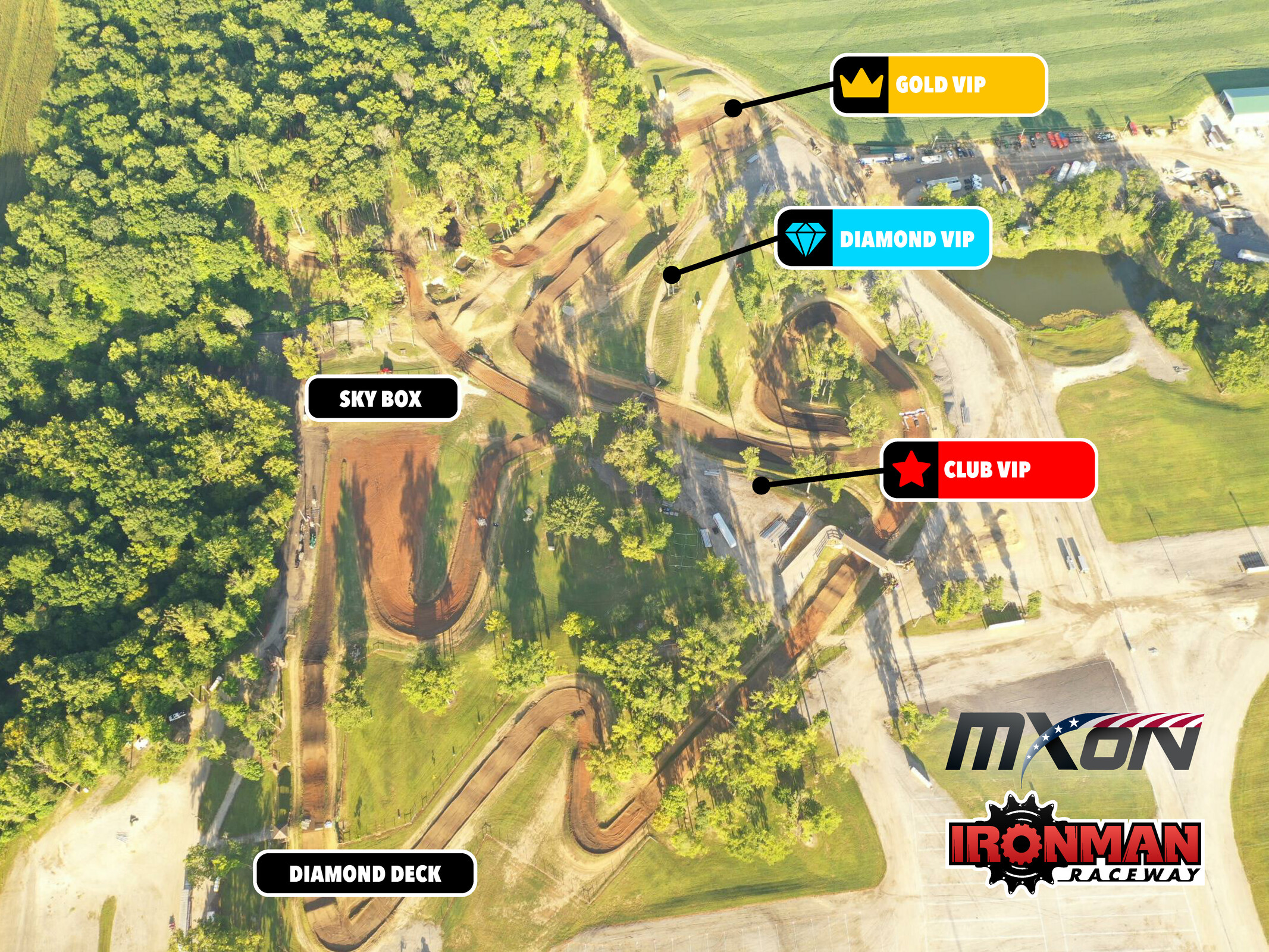 2025 MXON VIP Area Map