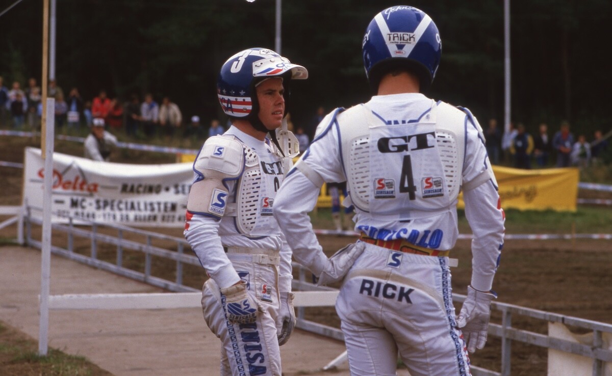 Ward (left) was selected to represent the USA seven times during his Hall of Fame career and successfully led his country to victory every time to become an MXoN icon.